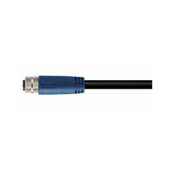 Connecteur femelle M8, 4 pol.,   IP67, 4A, blindé